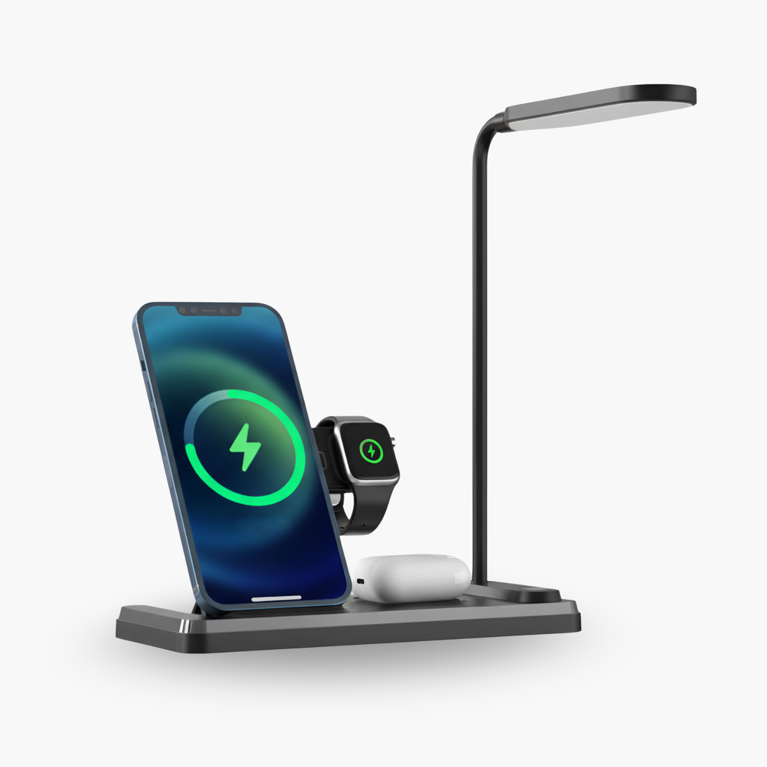 MaxCharge – 3-in-1 MagSafe Wireless Charging Station (15W Fast Charge)