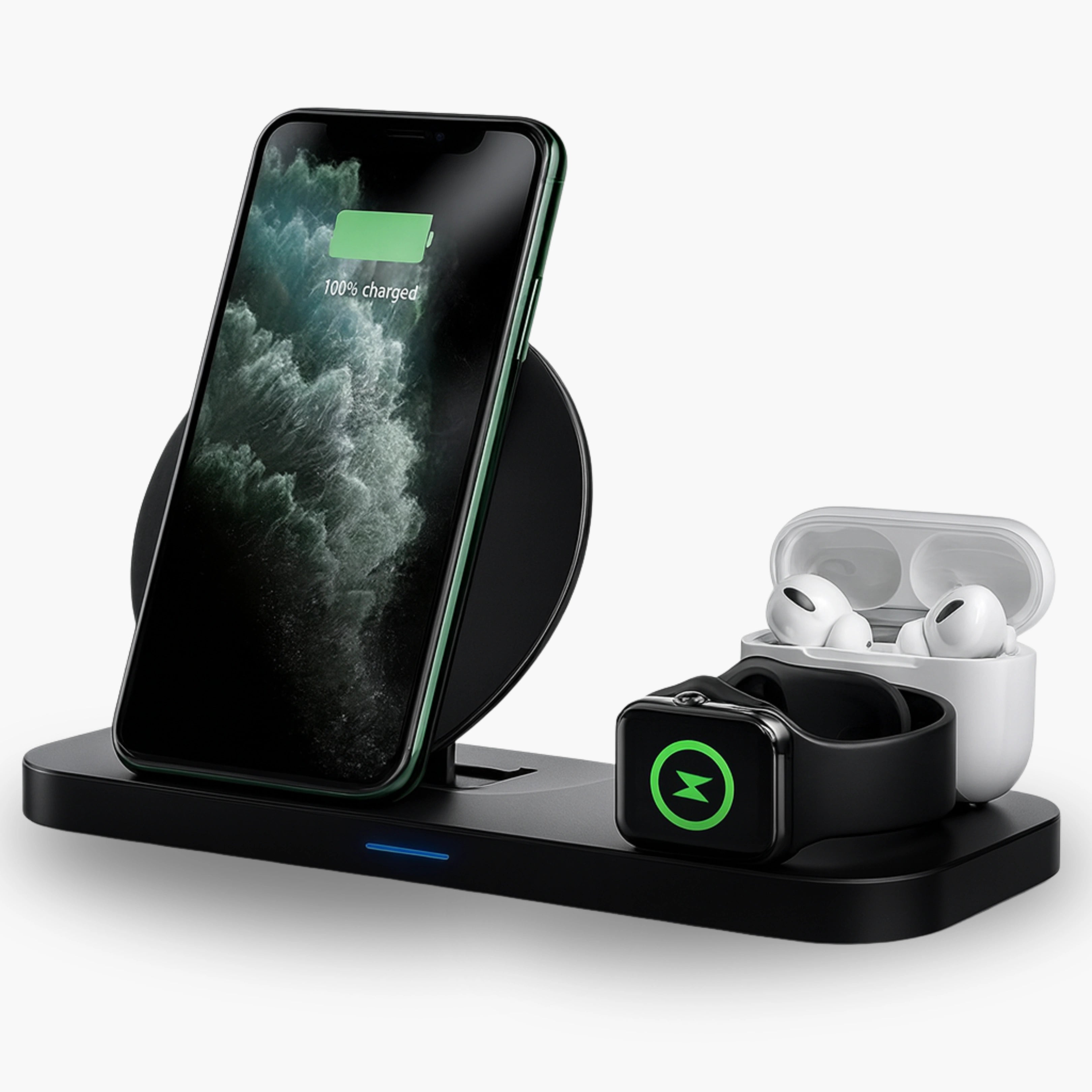 TriVolt 3-in-1 Kabelloses Schnellladegerät