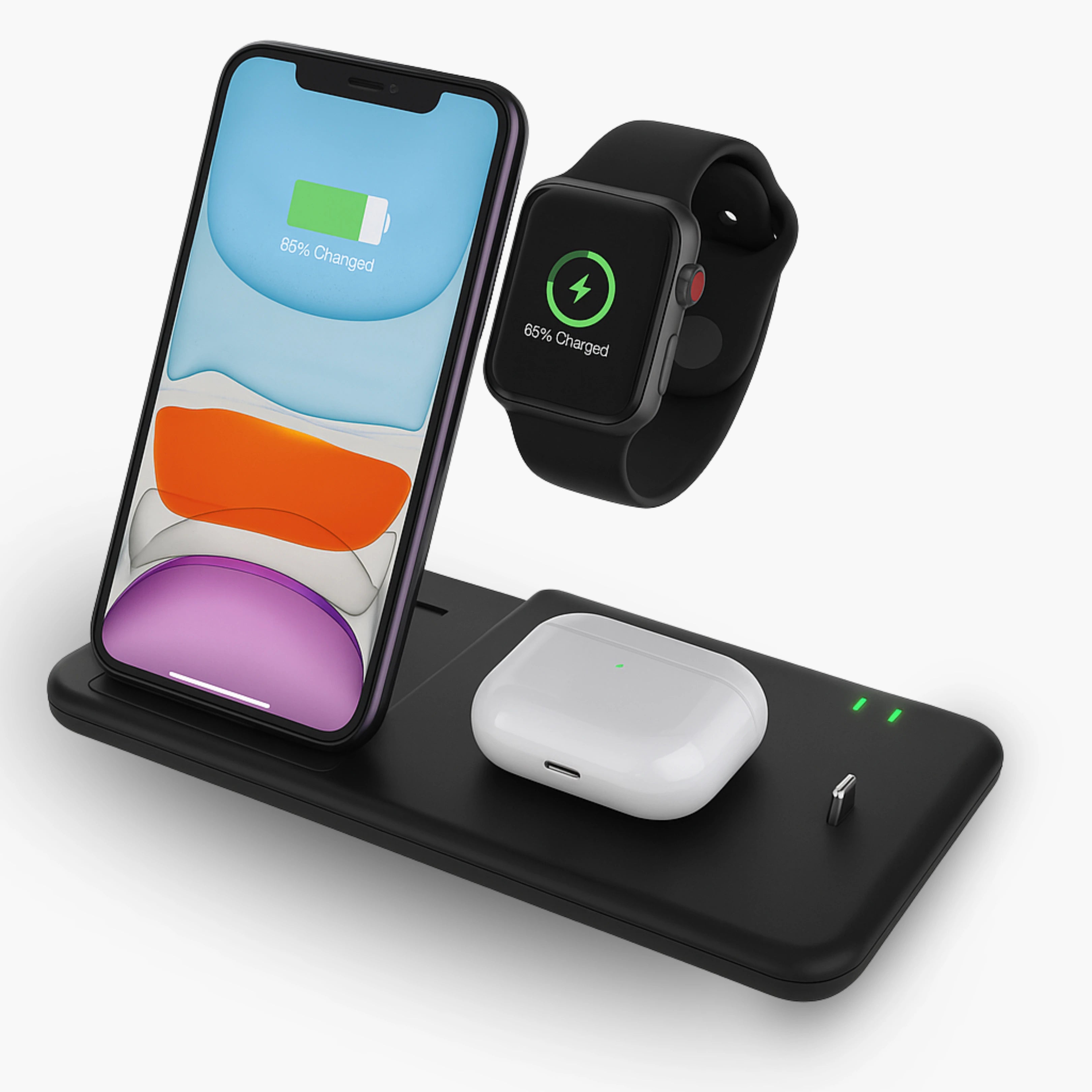 MagStand 3-in-1-Wireless-Ladegerät für iPhone, Apple Watch und AirPods