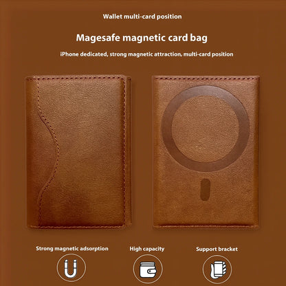 TriHold MagSafe magnetischer Kartenhalter im Portemonnaie