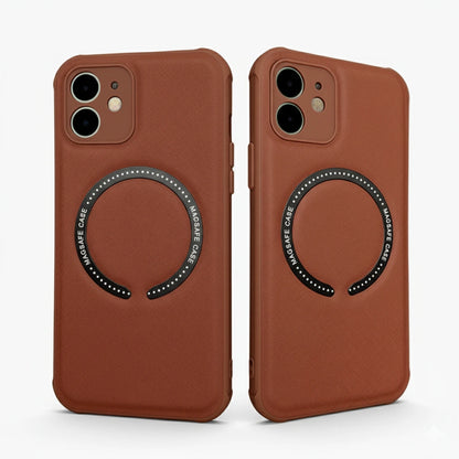Leder Handyhülle Iphone14 Mag Safe Magnetisch Kreuz