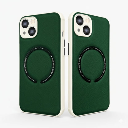 Leder Handyhülle Iphone14 Mag Safe Magnetisch Kreuz