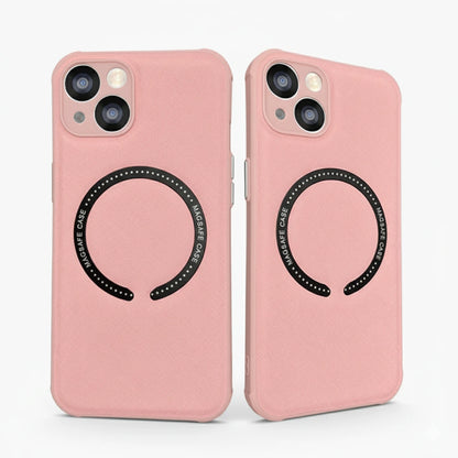 Leder Handyhülle Iphone14 Mag Safe Magnetisch Kreuz