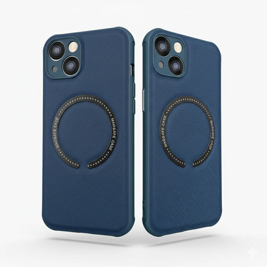Leder Handyhülle Iphone14 Mag Safe Magnetisch Kreuz