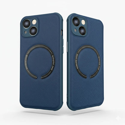 Leder Handyhülle Iphone14 Mag Safe Magnetisch Kreuz