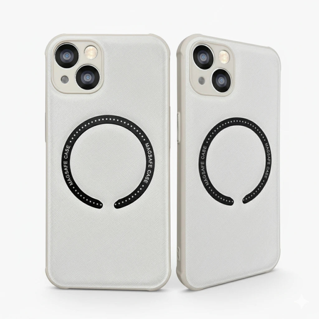 Leder Handyhülle Iphone14 Mag Safe Magnetisch Kreuz